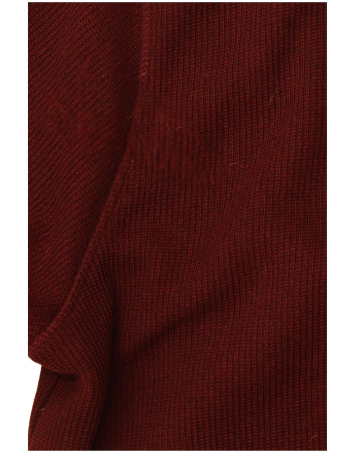 Ανδρικό πουλόβερ με κουκούλα με φερμουάρ WEIRD FISH 3XL καφέ πολυεστέρα