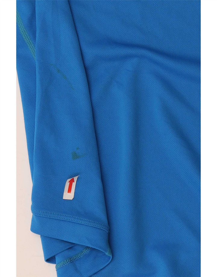 Ανδρικό μπλουζάκι Nike Dri Fit Τοπ μεσαίου μπλε πολυεστέρα