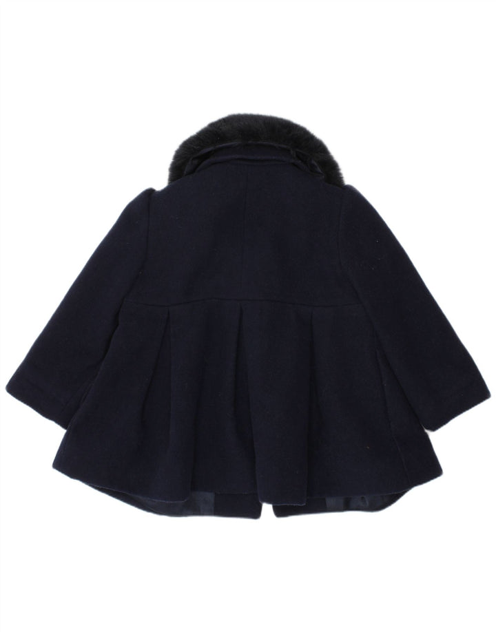 Παλτό MONSOON Baby Girls 12-18 μηνών Navy Blue Polyester