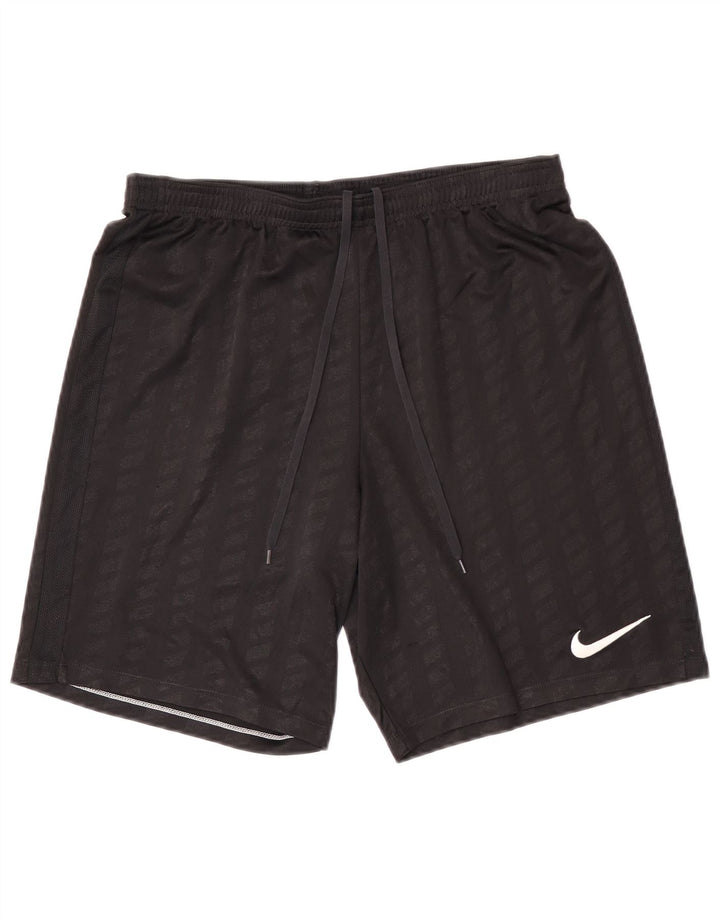 Ανδρικό αθλητικό σορτς Nike μεγάλο μαύρο πολυεστέρα