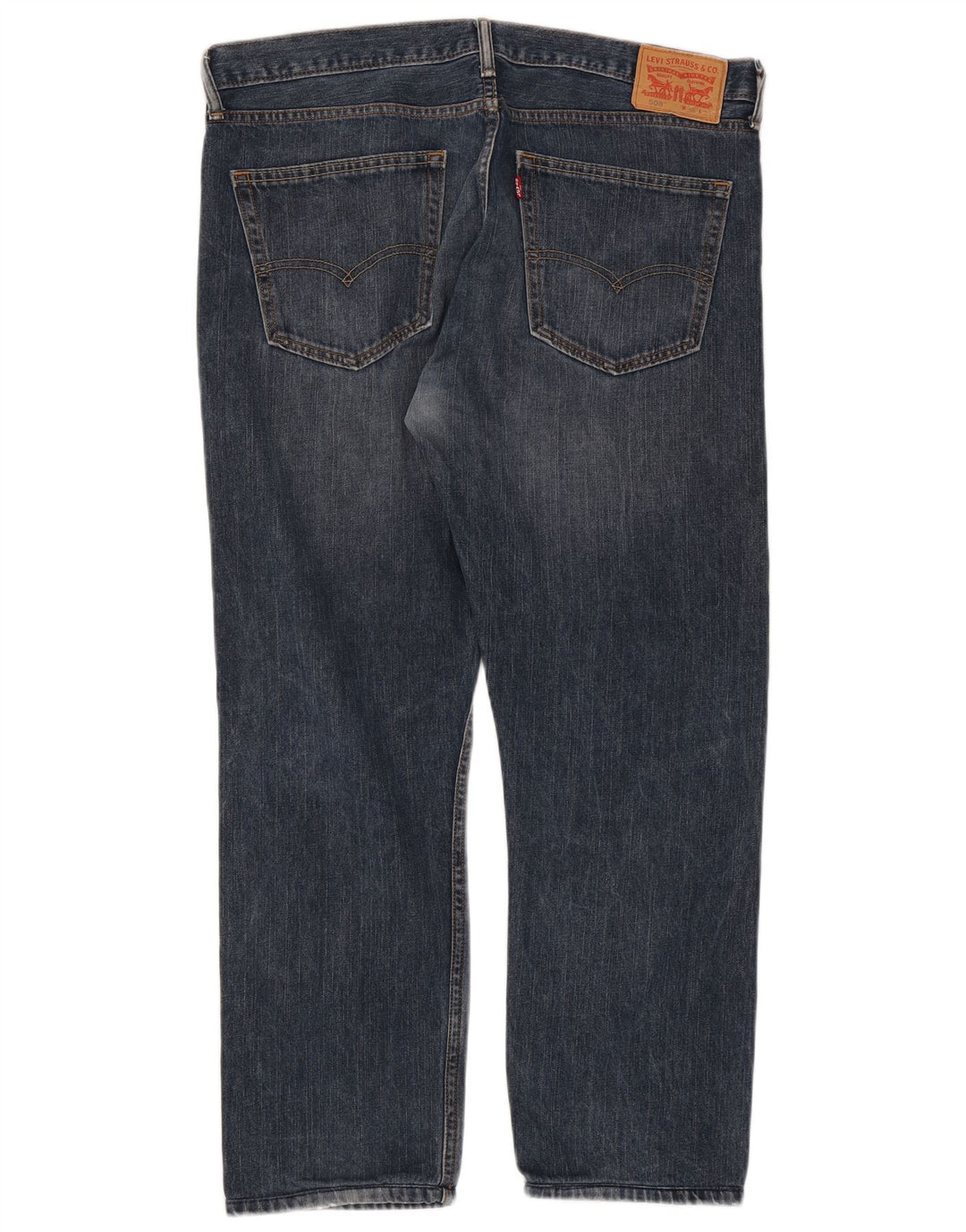 Levi's Mens 508 Straight Jeans W36 L29 Navy Blue Cotton