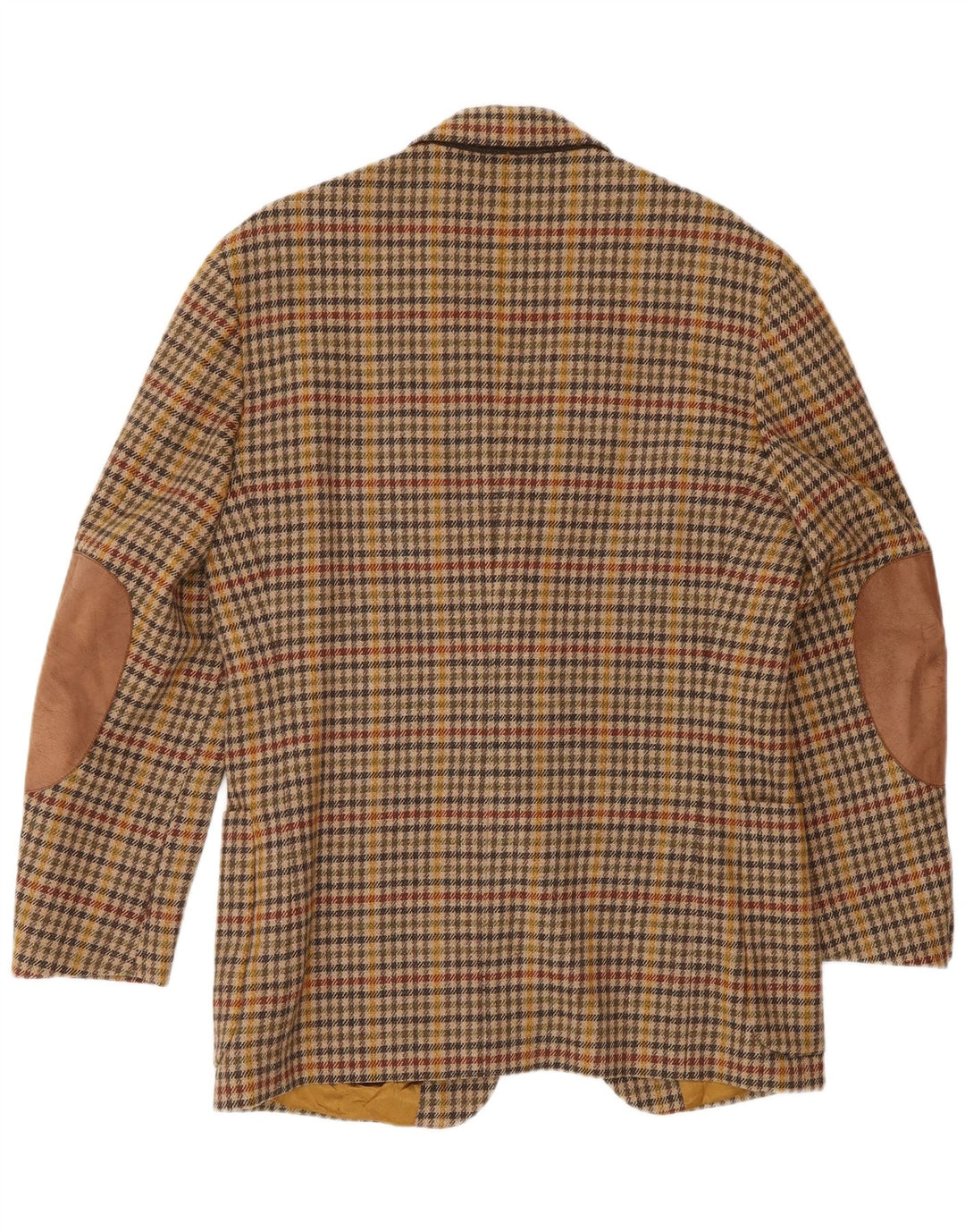 Henry Cottons Ανδρικό σακάκι με 2 κουμπιά σακάκι IT 48 μεσαίου καφέ Houndstooth