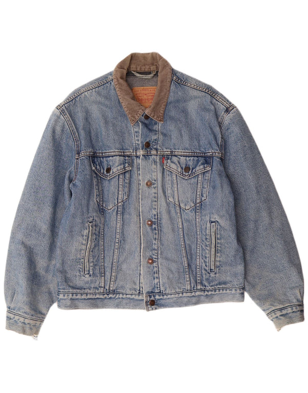 Ανδρικό τζιν μπουφάν LEVI'S UK 40 Large Blue