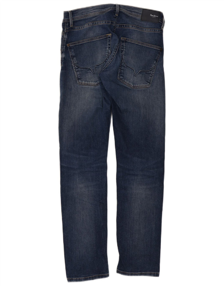 PEPE Jeans Γυναικεία κανονική ίσια εφαρμογή UK 10 Small W32 L31 Blue