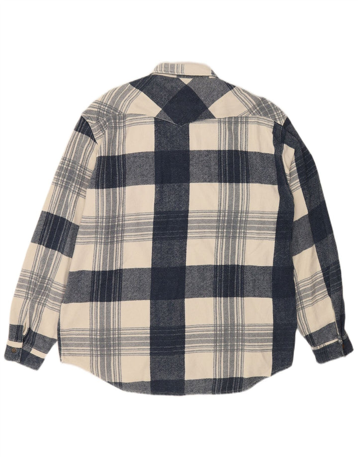 Ανδρικό φανελένιο πουκάμισο Carrera XL Blue Check