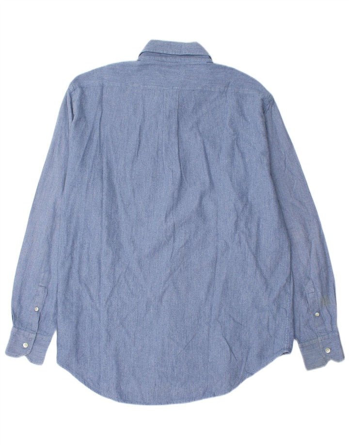 Ανδρικό πουκάμισο Boggi XL Μπλε βαμβακερό