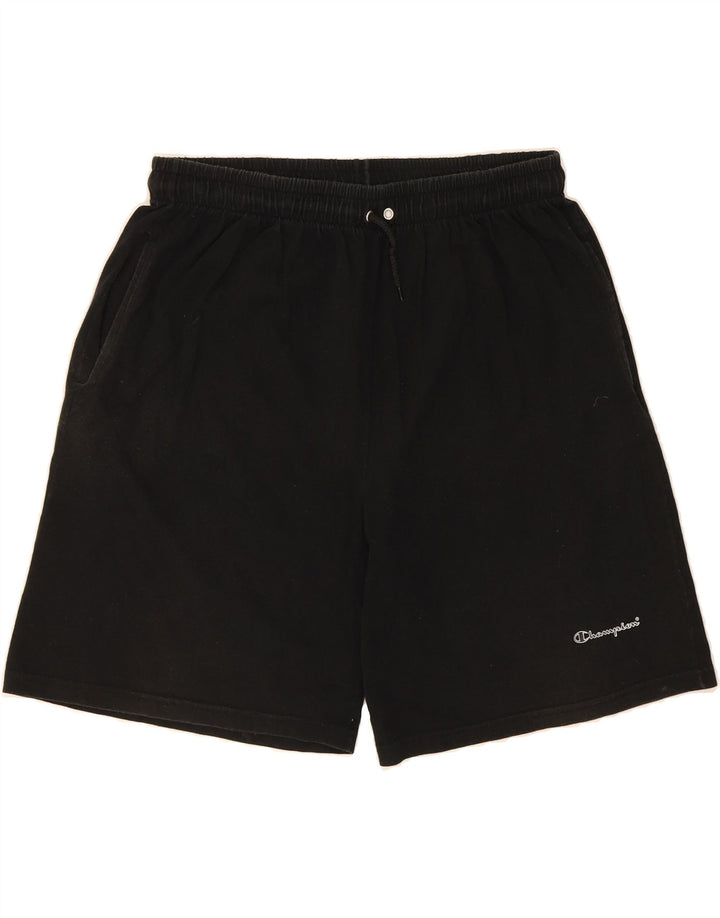 CHAMPION Mens Sport Shorts 2XL Black Cotton Vintage Champion and Second-Hand Champion from Messina Hembry 
