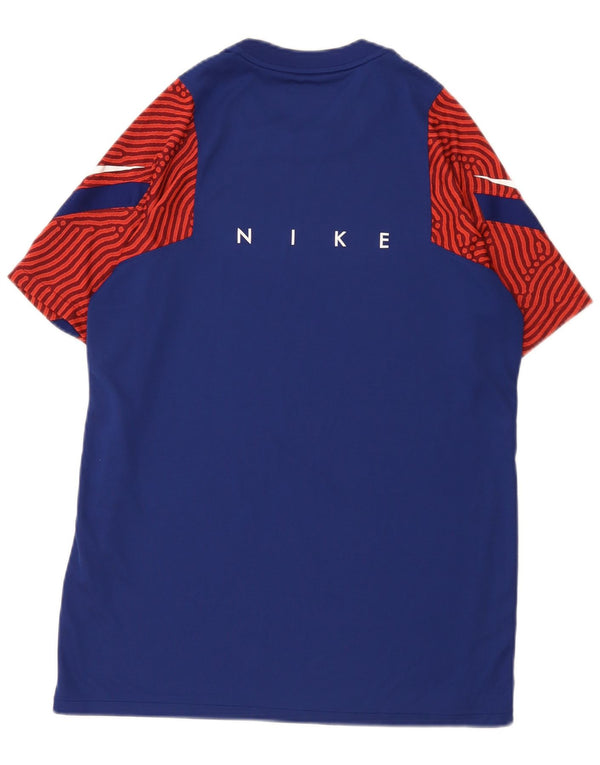 Ανδρικό T-shirt με γραφικό μπλουζάκι Nike με μεγάλο μπλε χρώμα