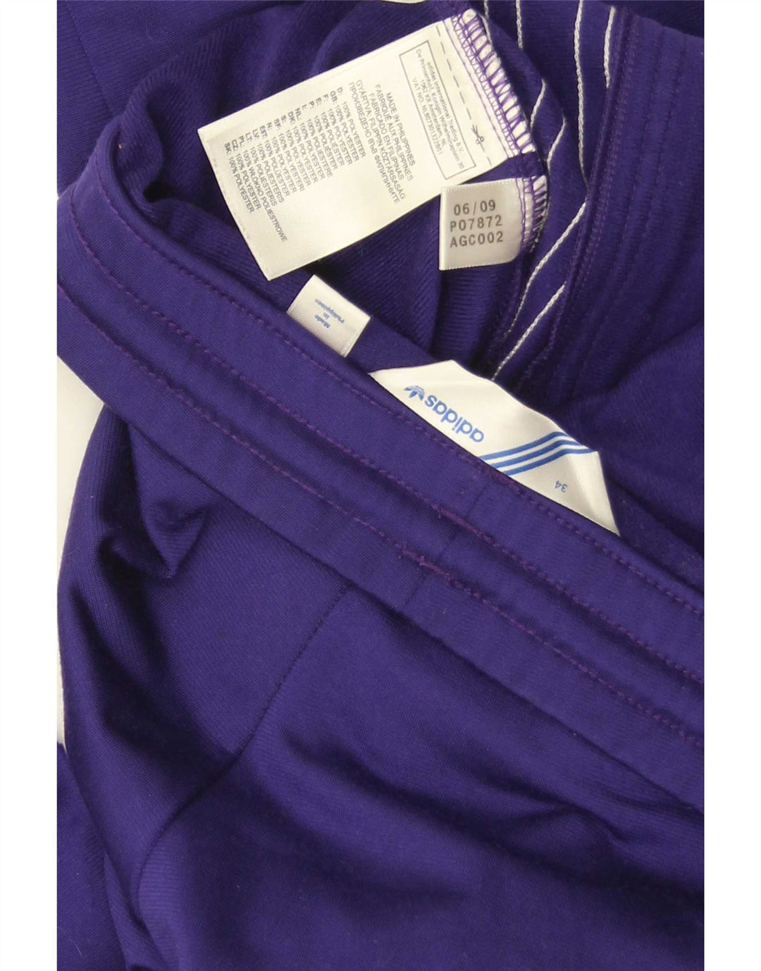 Γυναικεία αθλητική φόρμα Adidas παντελόνι EU 34 XS Purple Polyester