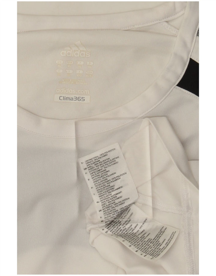 Adidas Mens Clima 365 Vest Top XL White Colourblock Polyester