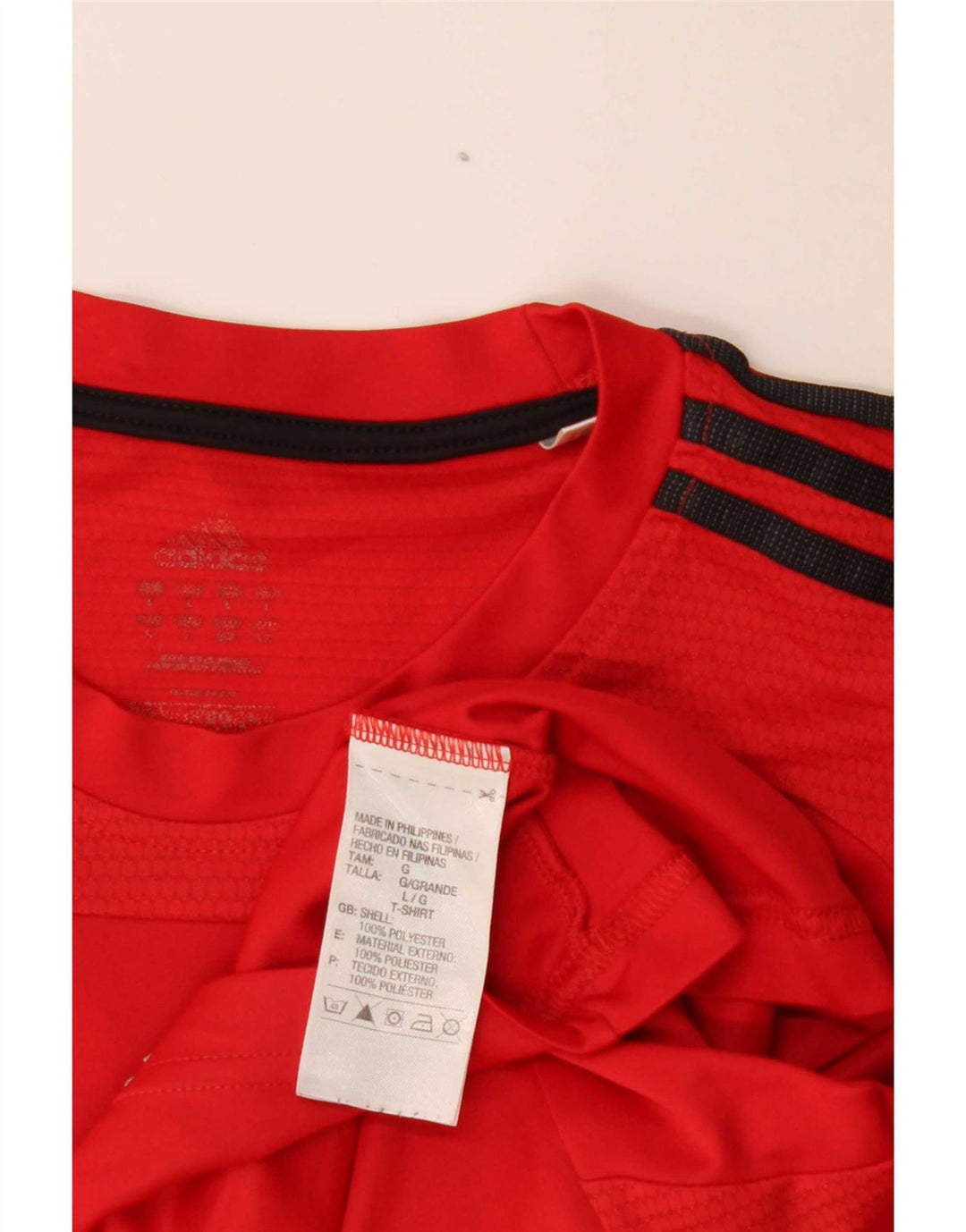 Adidas Ανδρικό T-Shirt 3D Arc Top μεγάλο κόκκινο πολυεστέρα