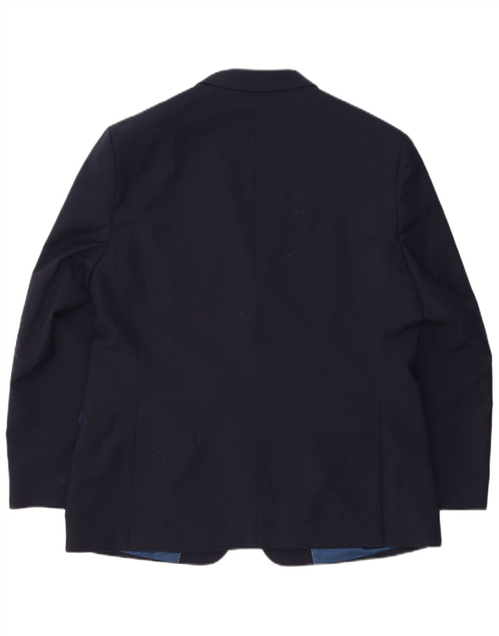 Tommy Hilfiger Ανδρικό σακάκι με 2 κουμπιά UK 44 2XL Navy Blue Wool