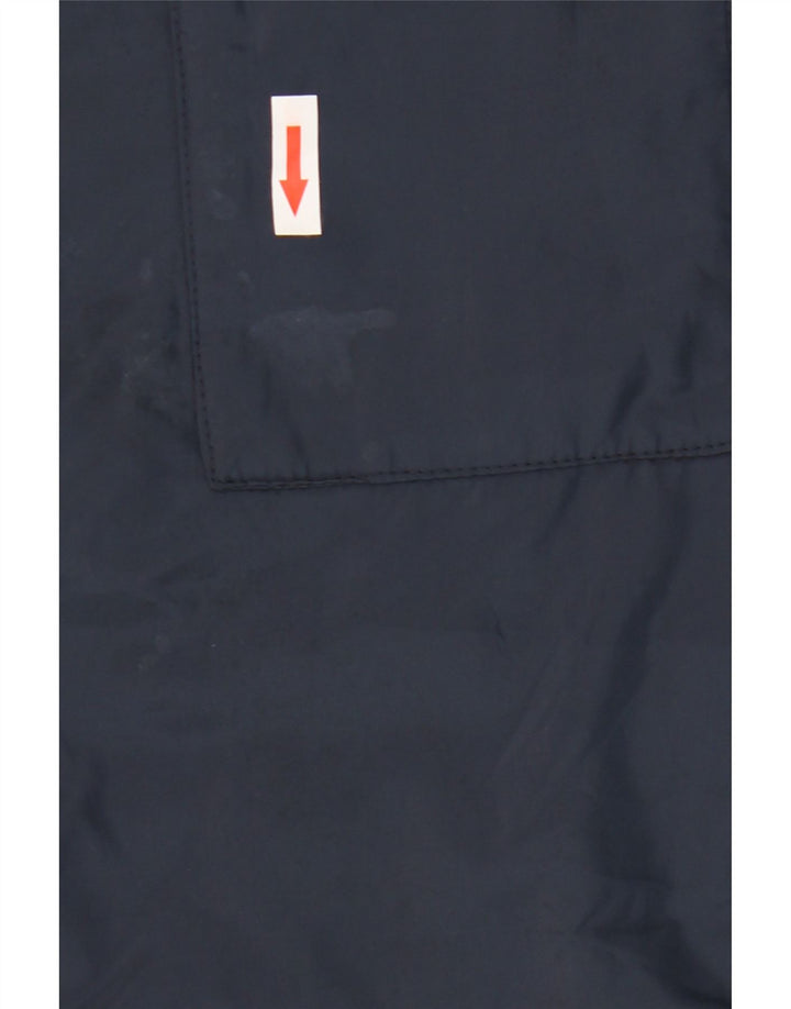 Zara Ανδρικό τζάκετ αντιανεμικό UK 42 XL Navy Blue Polyester