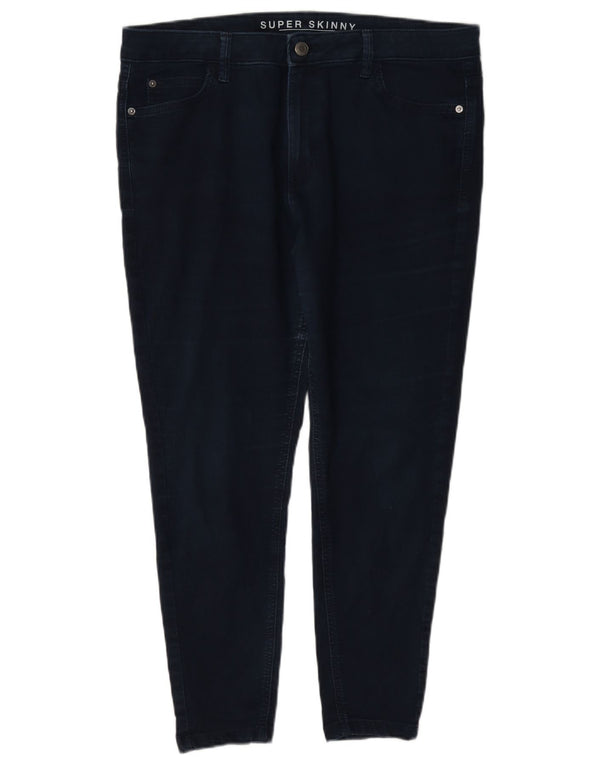 Marks & Spencer Γυναικεία Crop Skinny Jeans UK 16 Large W34 L25 Navy Blue