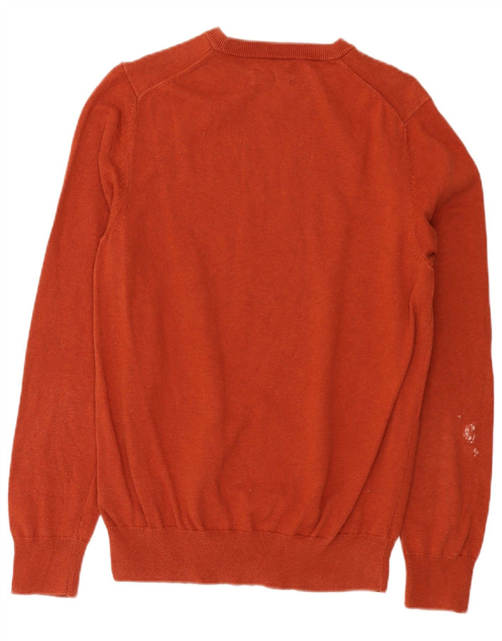 Ανδρικό πουλόβερ Marks & Spencer Boat Neck Jumper Μεσαίο καφέ βαμβακερό