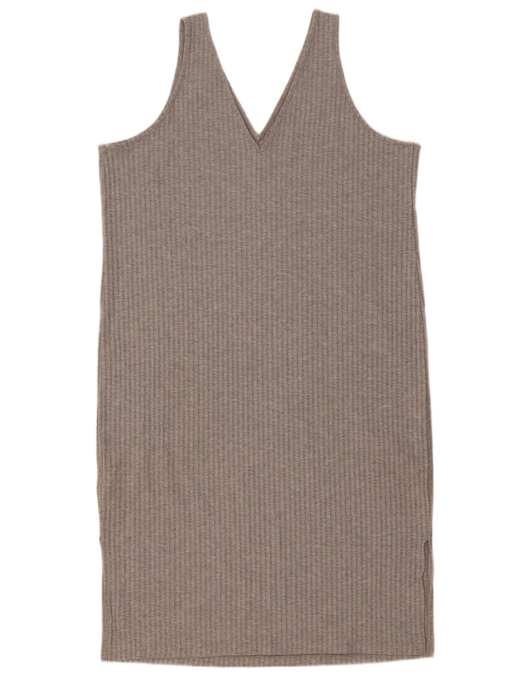 Marks & Spencer Γυναικείο Αμάνικο φόρεμα Shift UK 16 Large Grey Polyester