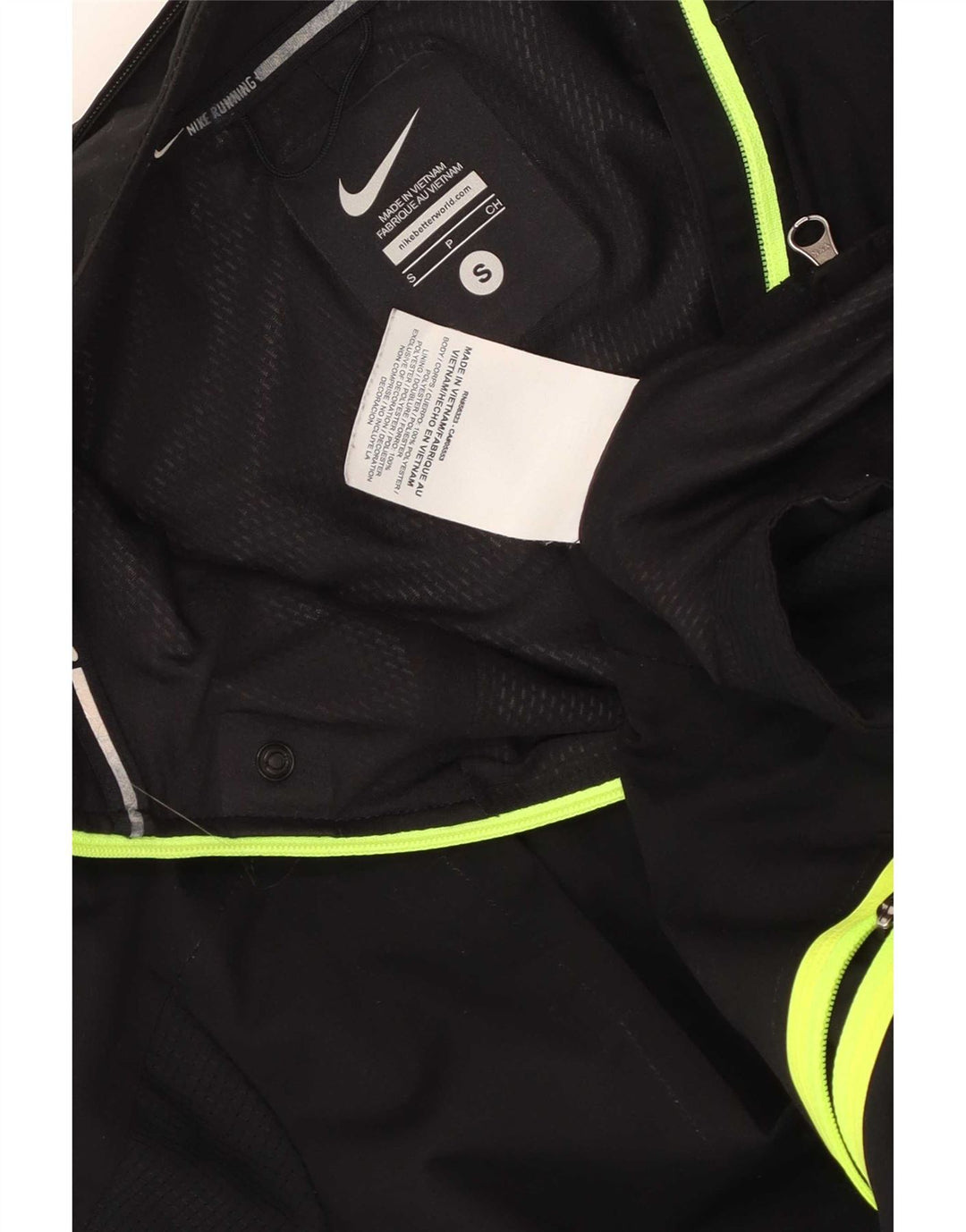 Ανδρική φόρμα Nike Μπουφάν από μικρό μαύρο πολυεστέρα