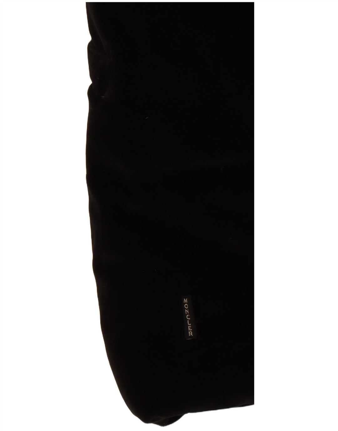 Moncler Γυναικείο Μπουφάν με βελούδινο μεγάλο μέγεθος 0 XS μαύρο βαμβακερό