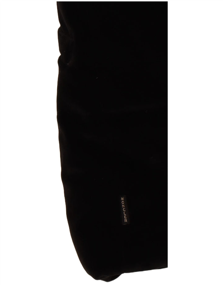 Moncler Γυναικείο Μπουφάν με βελούδινο μεγάλο μέγεθος 0 XS μαύρο βαμβακερό