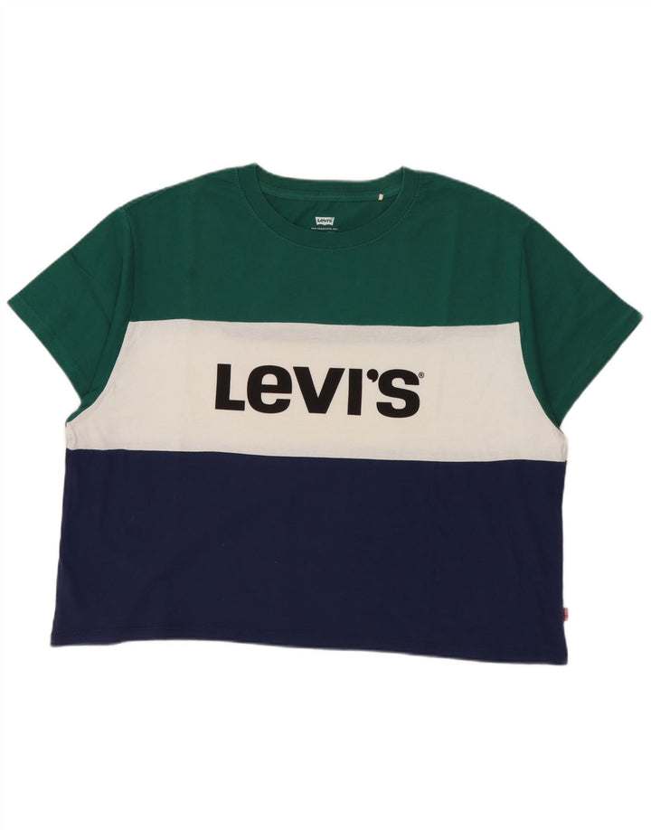 Γυναικείο γραφικό μπλουζάκι LEVI'S Top 10 Small πολύχρωμο