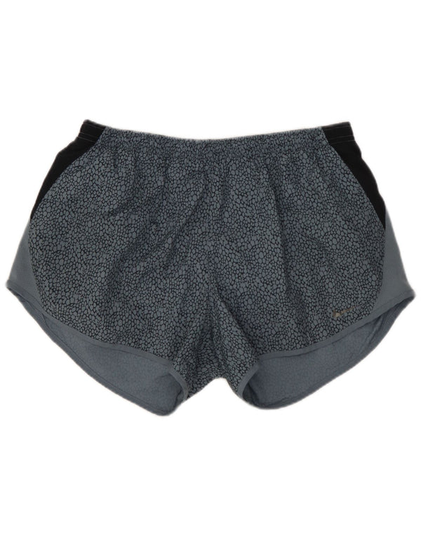 Γυναικείο αθλητικό σορτς NIKE Dri Fit UK 12 μεσαίου μπλε χρώματος πολυεστέρας