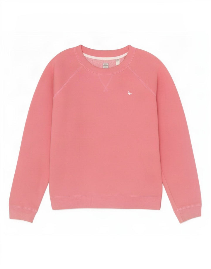 Jack Wills Γυναικεία φούτερ υπερμεγέθη Jumper UK 8 Small Pink Cotton