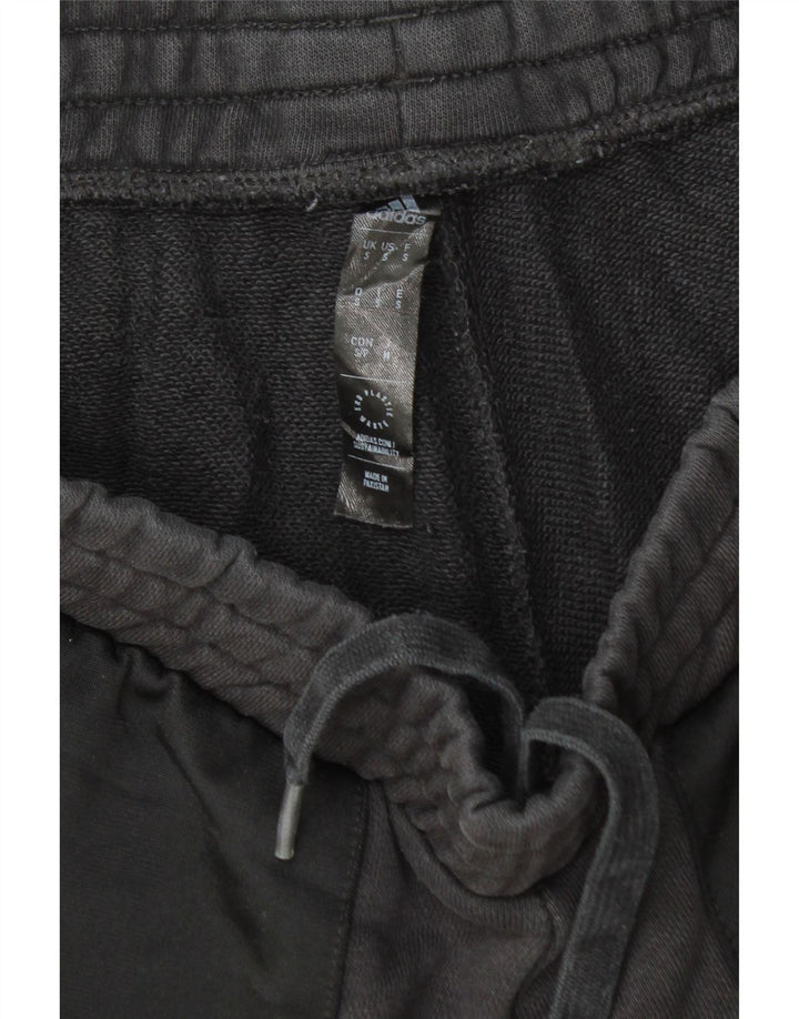 Ανδρική φόρμα ADIDAS Παντελόνι Joggers Μικρό μαύρο βαμβακερό