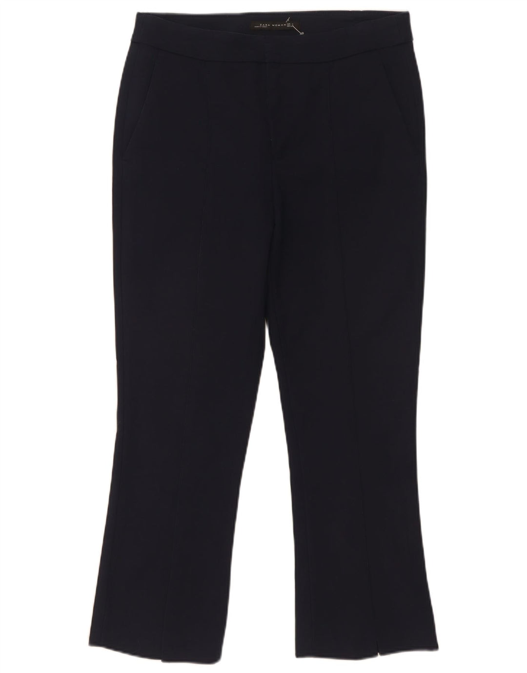 Zara Γυναικείο παντελόνι Chino Bootcut Small W29 L26 Navy Blue