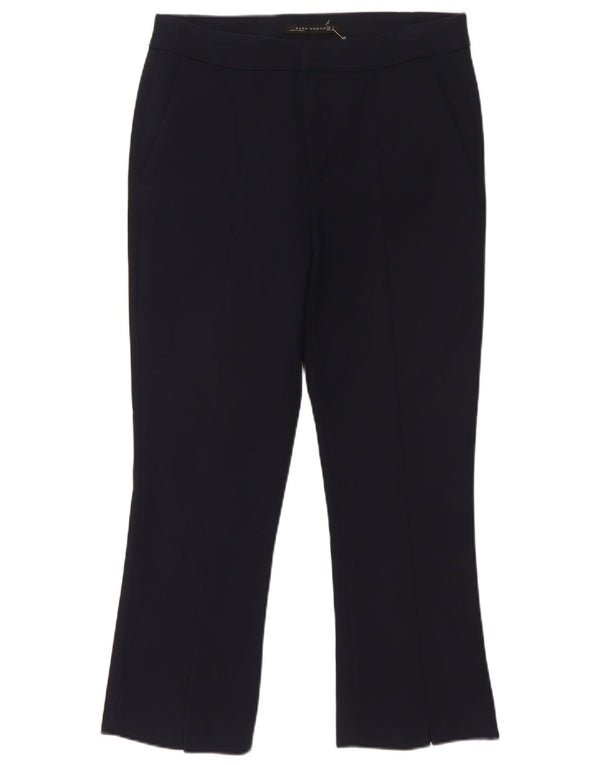 Zara Γυναικείο παντελόνι Chino Bootcut Small W29 L26 Navy Blue