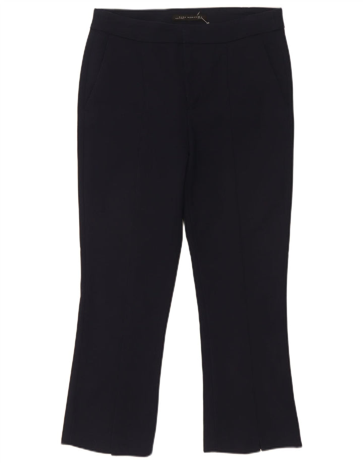 Zara Γυναικείο παντελόνι Chino Bootcut Small W29 L26 Navy Blue