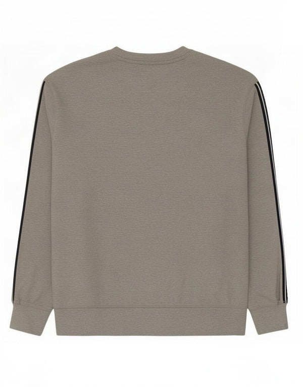 Jack Wills Ανδρικό γραφικό φούτερ Jumper Μεγάλο γκρι χρώμα, βαμβακερό