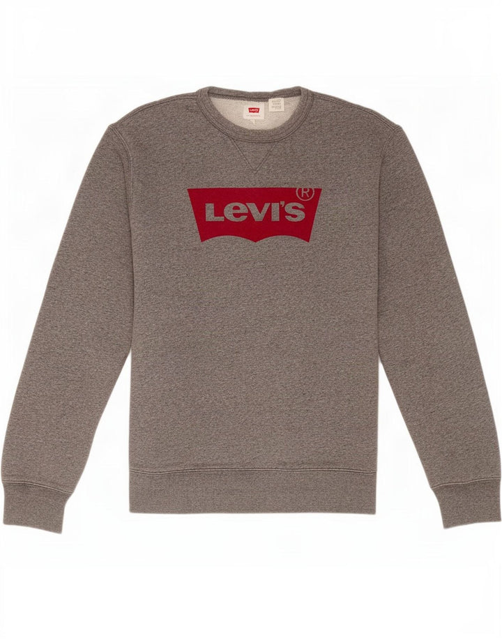 Γυναικείο γραφικό φούτερ Levi's Jumper Medium Grey Flecked Classic