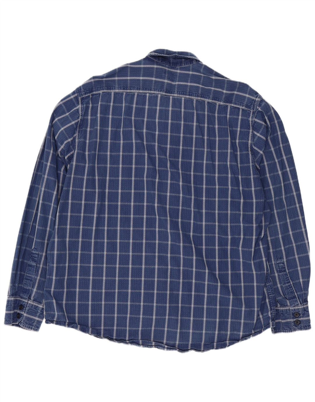Ανδρικό πουκάμισο Levi's XL Blue Check Cotton