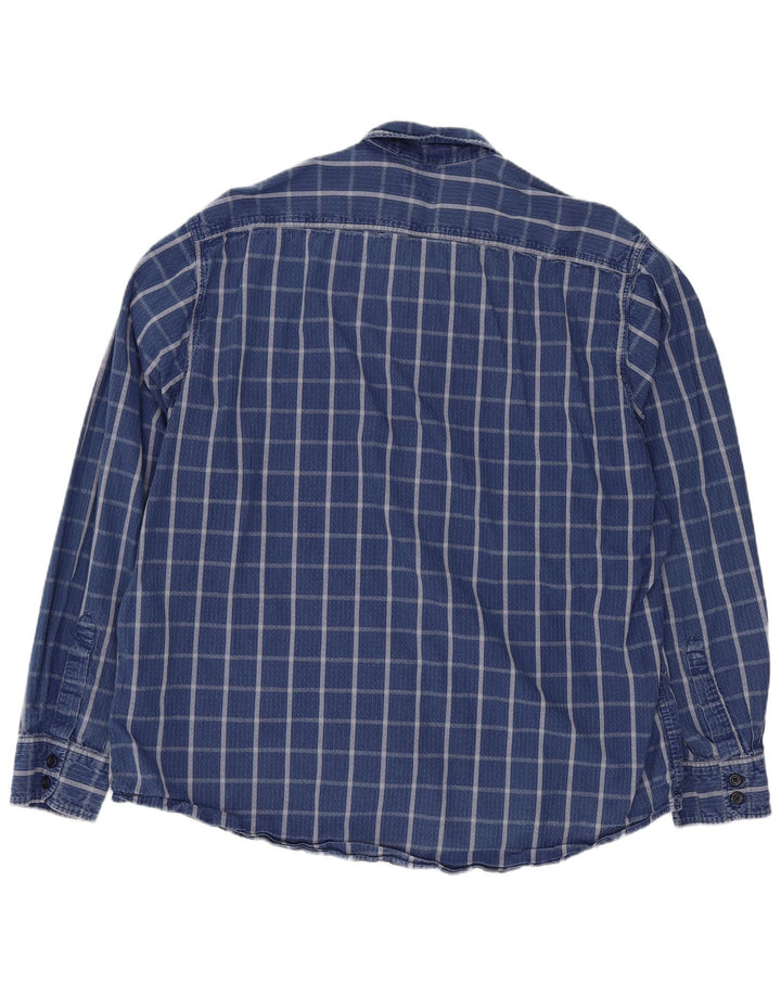 Ανδρικό πουκάμισο Levi's XL Blue Check Cotton