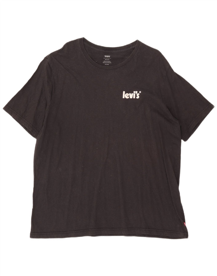 Ανδρικό μπλουζάκι Levi's Relaxed Graphic Top XL Μαύρο