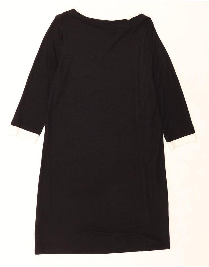 Γυναικείο φόρεμα γαλλικής σύνδεσης UK 14 Large Black Colourblock