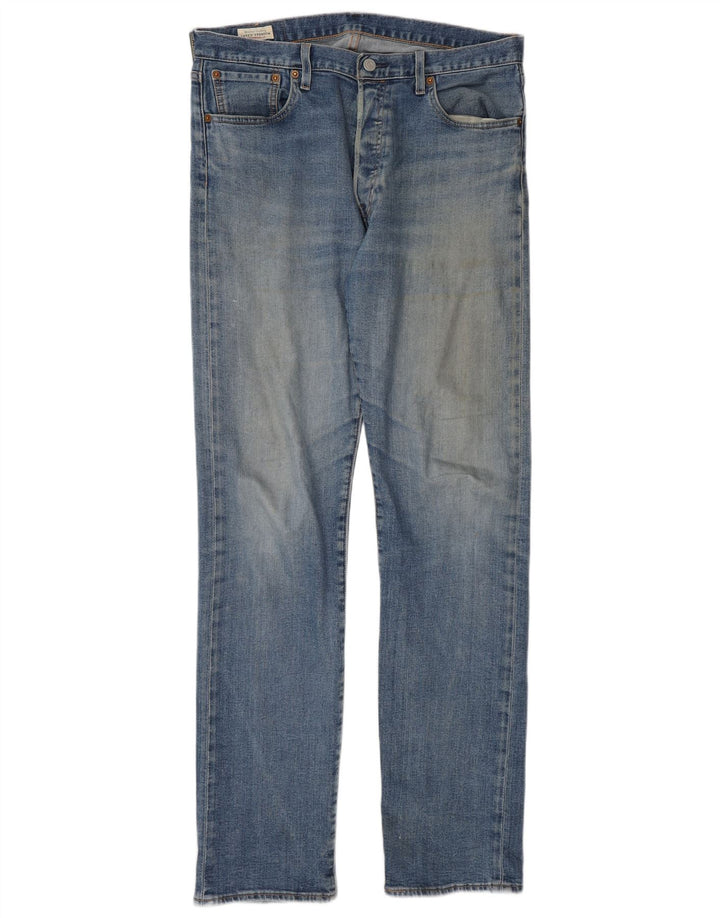 LEVI'S Ανδρικό τζιν 501 ίσιο W33 L34 Μπλε βαμβακερό