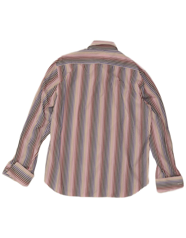 Ted Baker Ανδρικό επίσημο πουκάμισο 17 1/2 XL πολύχρωμο βαμβακερό ριγέ