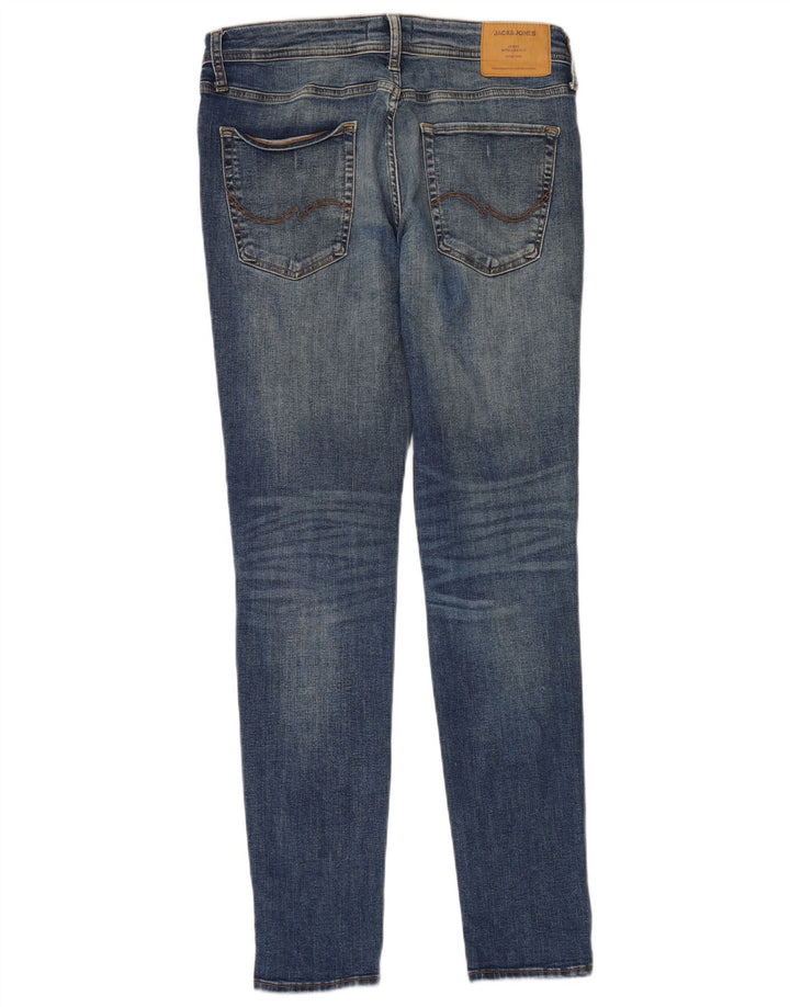JACK & JONES Ανδρικό Slim Jeans W32 L32 Blue Polyester