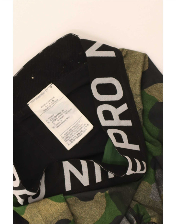 Γυναικεία γραφικά κολάν Nike UK 4 XS Μαύρο Πολυεστέρας παραλλαγής