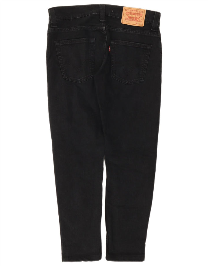 Levi's Mens 511 Slim Jeans W32 L27 Μαύρο βαμβακερό