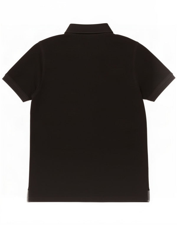 Pierre Cardin Mens Polo Shirt Medium Black Cotton