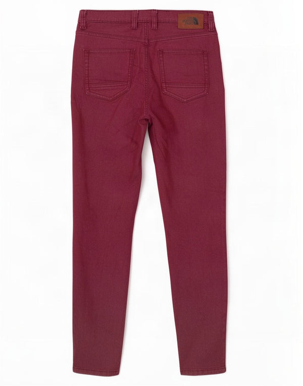 The North Face Γυναικείο Skinny Jeans US 4 Small W27 L27 Βαμβακερό μπορντό