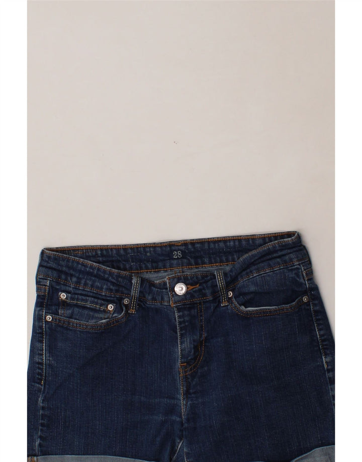 LEVI'S Womens Denim Shorts W28 Medium Blue Cotton Vintage Levi's and Second-Hand Levi's from Messina Hembry 