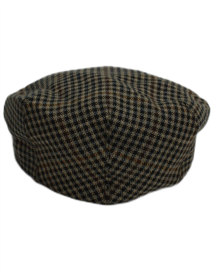 Barbisio Ανδρικό Flat Cap Medium Brown Houndstooth Classic