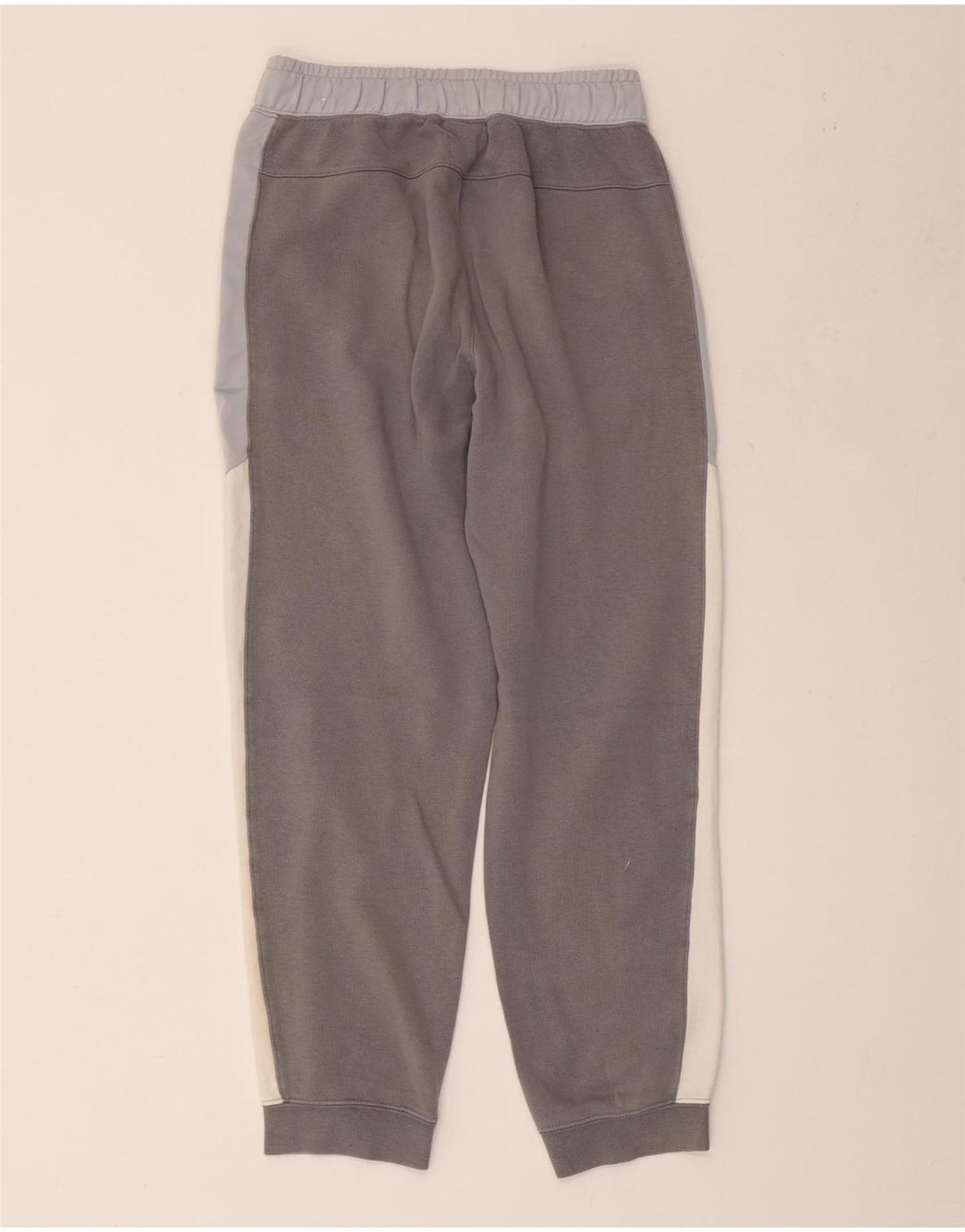 NIKE Boys Tracksuit Trousers Joggers 13-14 Years XL Grey Colourblock