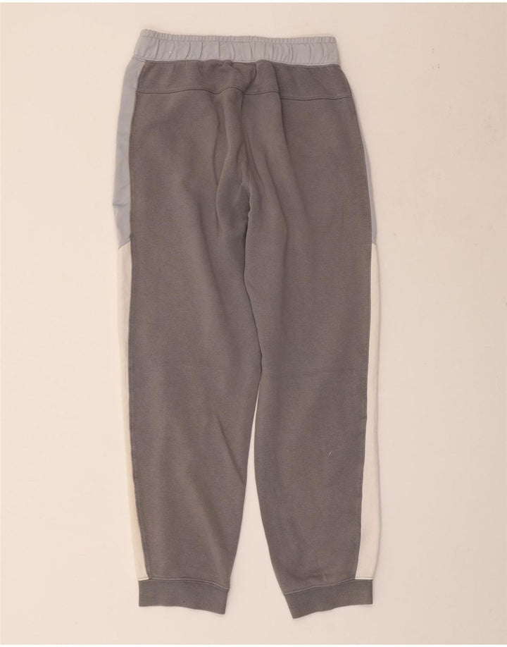 NIKE Boys Tracksuit Trousers Joggers 13-14 Years XL Grey Colourblock
