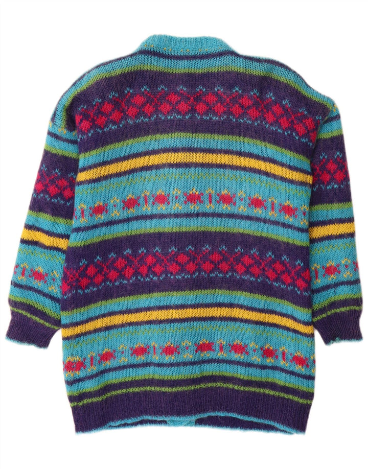 Vintage γυναικεία ζακέτα πουλόβερ UK 14 Medium πολύχρωμα Fair Isle