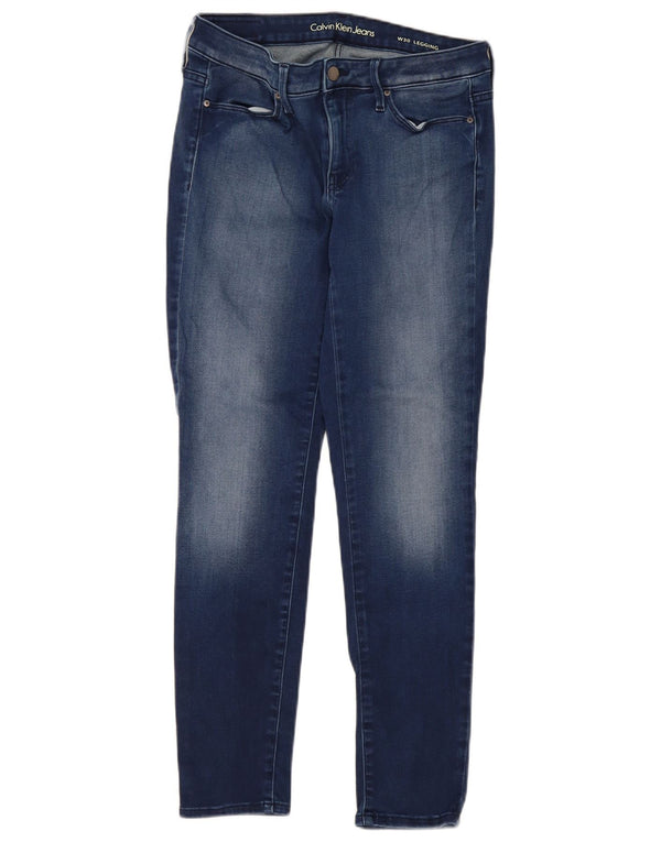 Γυναικείο κολάν Skinny τζιν Calvin Klein W30 L30 Μπλε βαμβακερό