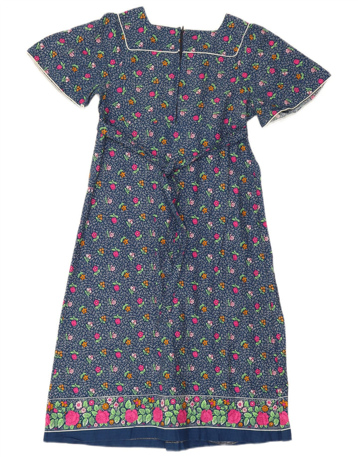 Nuova Moda Γυναικείο Maxi Φόρεμα IT 44 Medium Blue Floral